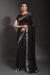 Picture of Elegant Georgette Black & Black Saree