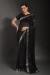 Picture of Elegant Georgette Black & Black Saree