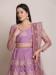 Picture of Pleasing Net Plum Lehenga Choli