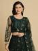 Picture of Elegant Net Dark Slate Grey Lehenga Choli