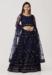 Picture of Enticing Net Midnight Blue Lehenga Choli