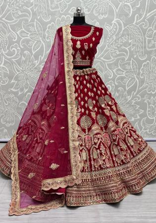 Picture of Radiant Chiffon Light Coral Lehenga Choli