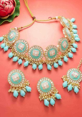 Picture of Radiant Light Blue Necklace Set