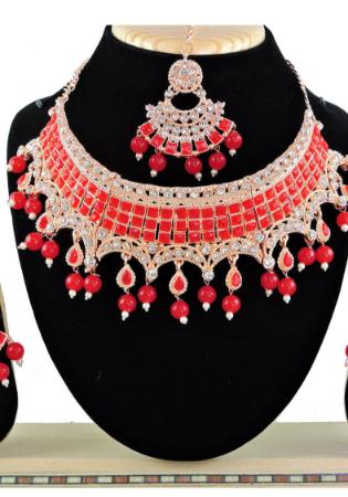 Picture of Comely Crimson Necklace Set