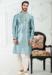 Picture of Magnificent Silk Light Steel Blue Kurtas