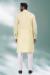 Picture of Well Formed Silk Beige Kurtas