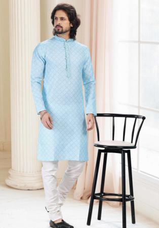 Picture of Stunning Light Blue Kurtas