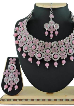 Picture of Sightly Rosy Brown Necklace Set