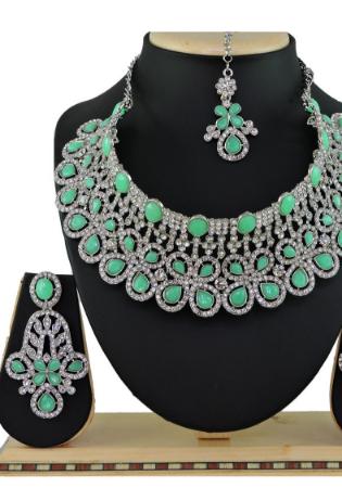 Picture of Statuesque Dim Gray Necklace Set