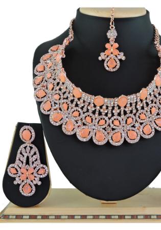 Picture of Sightly Rosy Brown Necklace Set