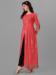 Picture of Sightly Rayon Light Coral Readymade Gown