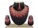 Picture of Charming Fire Brick Necklace Set