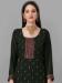 Picture of Georgette Dark Slate Grey Straight Cut Salwar Kameez