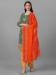 Picture of Georgette Medium Sea Green Straight Cut Salwar Kameez