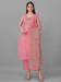 Picture of Cotton Pale Violet Red Straight Cut Salwar Kameez