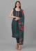 Picture of Cotton Dark Slate Grey Straight Cut Salwar Kameez