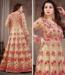 Picture of Admirable Net Burly Wood Anarkali Salwar Kameez