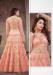 Picture of Comely Net Lavender Blush Anarkali Salwar Kameez