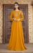 Picture of Nice Georgette Dark Golden Rod Readymade Gown