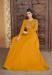 Picture of Nice Georgette Dark Golden Rod Readymade Gown