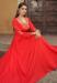 Picture of Gorgeous Georgette Crimson Readymade Gown