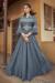 Picture of Ideal Georgette Slate Grey Readymade Gown