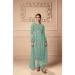 Picture of Net Dark Sea Green Straight Cut Salwar Kameez