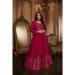 Picture of Comely Georgette Maroon Anarkali Salwar Kameez