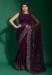 Picture of Bewitching Georgette Saddle Brown Saree