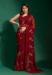 Picture of Beauteous Georgette Maroon Saree