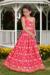 Picture of Well Formed Chiffon Deep Pink Kids Lehenga Choli