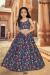 Picture of Beauteous Chiffon Midnight Blue Kids Lehenga Choli