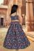 Picture of Beauteous Chiffon Midnight Blue Kids Lehenga Choli