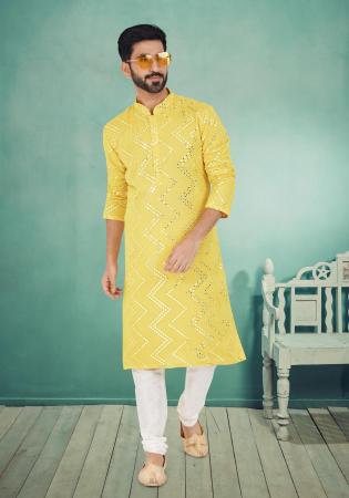 Picture of Ravishing Silk Khaki Kurtas