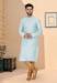 Picture of Magnificent Silk Light Steel Blue Kurtas