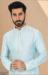 Picture of Magnificent Silk Light Steel Blue Kurtas