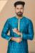 Picture of Pleasing Silk Dark Cyan Kurtas