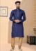 Picture of Magnificent Silk Navy Blue Kurtas