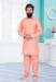 Picture of Charming Silk Pink Kurtas