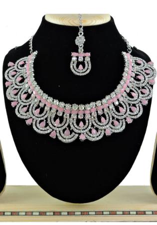 Picture of Magnificent Pink Necklace Set