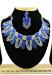 Picture of Shapely Midnight Blue Necklace Set