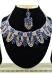 Picture of Shapely Navy Blue Necklace Set