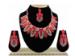 Picture of Pretty Fire Brick Necklace Set