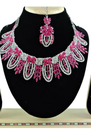 Picture of Appealing Pink Necklace Set