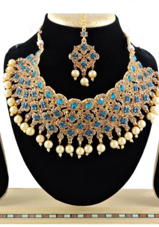 Picture of Lovely Rosy Brown Necklace Set