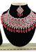 Picture of Ravishing Crimson Necklace Set