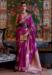 Picture of Exquisite Organza Medium Violet Red Saree