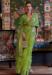 Picture of Graceful Organza Dark Olive Green Saree