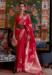 Picture of Elegant Organza Maroon Saree