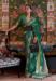 Picture of Charming Organza Forest Green Saree